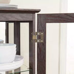 Meuble de Rangement AndMakers de 66 cm avec 1 Tiroir et 2 Portes Vitrées