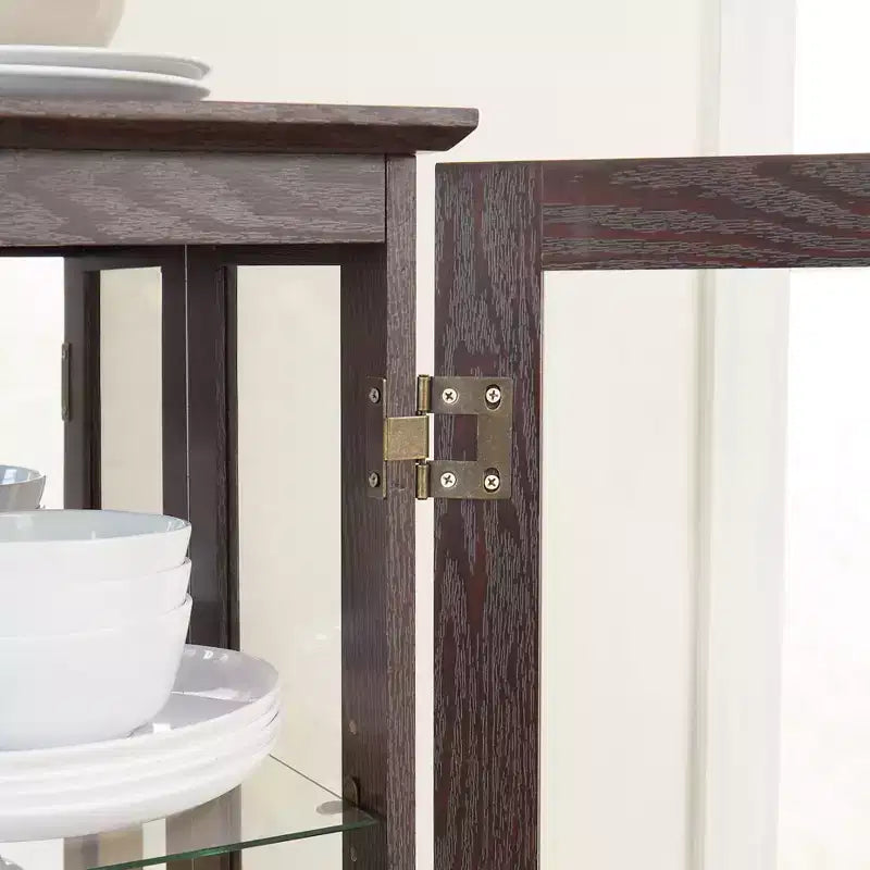 Meuble de Rangement AndMakers de 66 cm avec 1 Tiroir et 2 Portes Vitrées