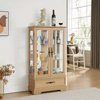 Meuble de Rangement AndMakers de 66 cm avec 1 Tiroir et 2 Portes Vitrées