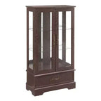 Meuble de Rangement AndMakers de 66 cm avec 1 Tiroir et 2 Portes Vitrées