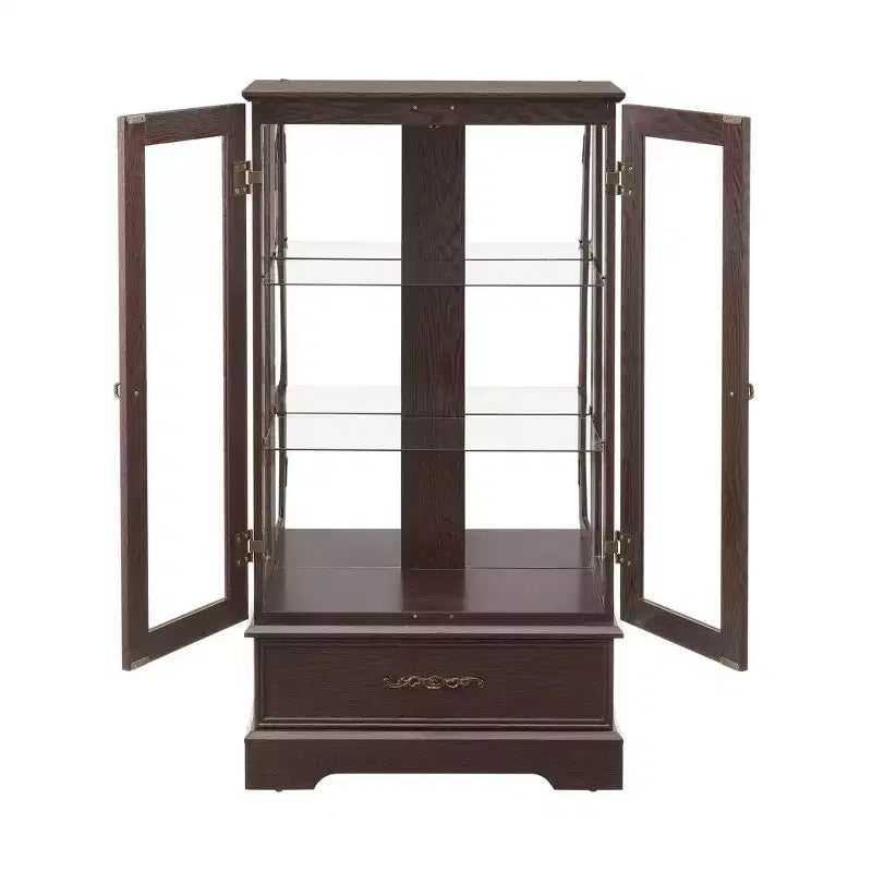 Meuble de Rangement AndMakers de 66 cm avec 1 Tiroir et 2 Portes Vitrées