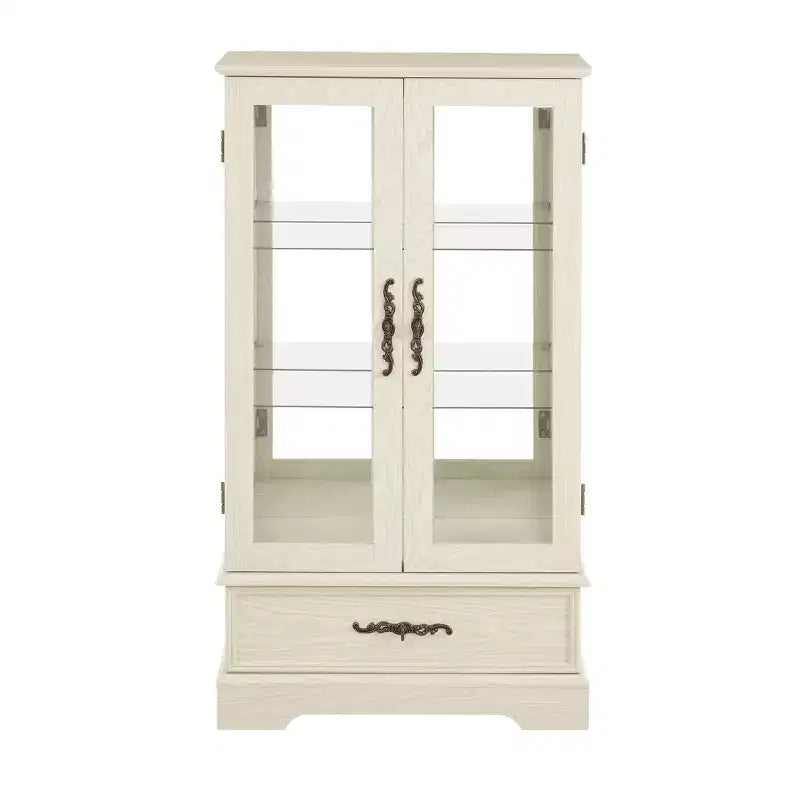 Meuble de Rangement AndMakers de 66 cm avec 1 Tiroir et 2 Portes Vitrées