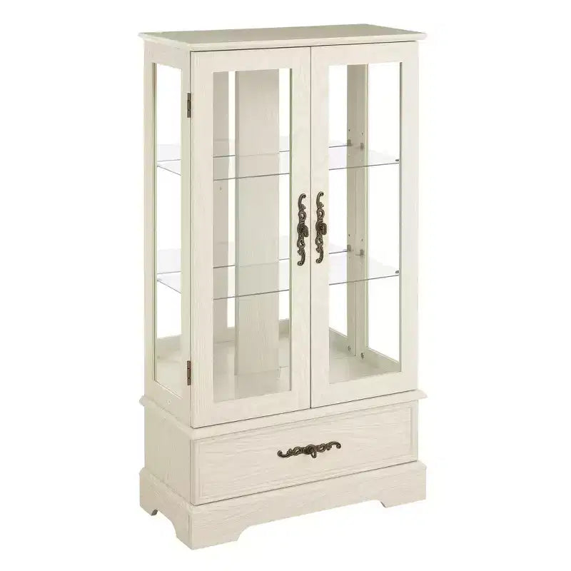 Meuble de Rangement AndMakers de 66 cm avec 1 Tiroir et 2 Portes Vitrées