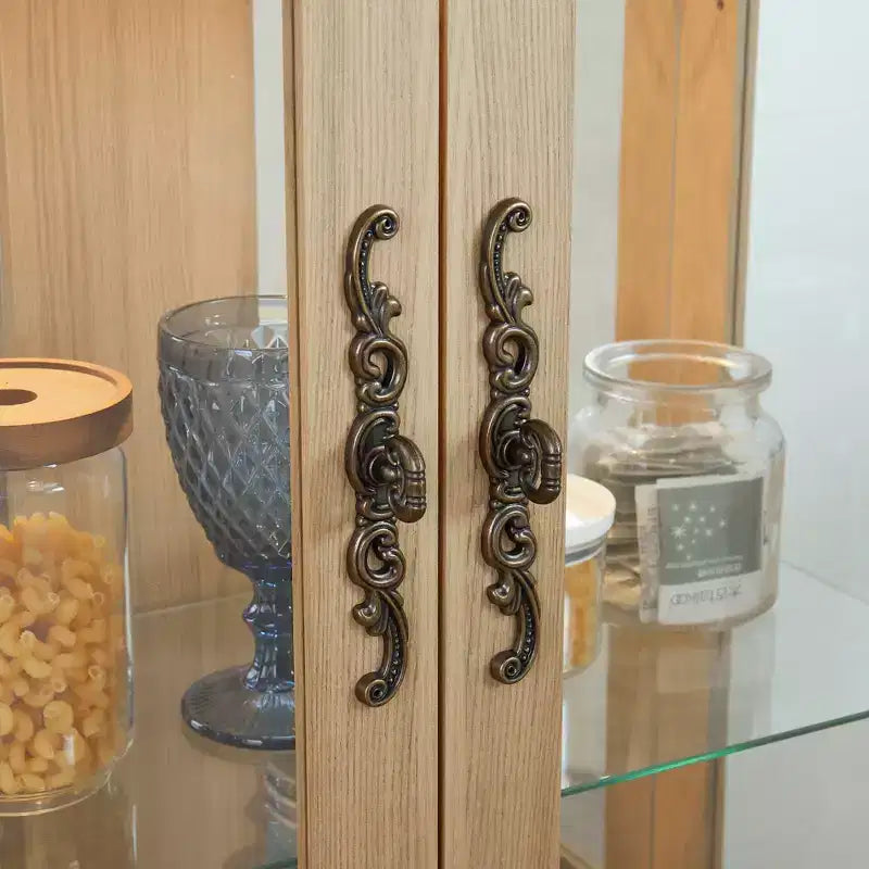 Meuble de Rangement AndMakers de 66 cm avec 1 Tiroir et 2 Portes Vitrées