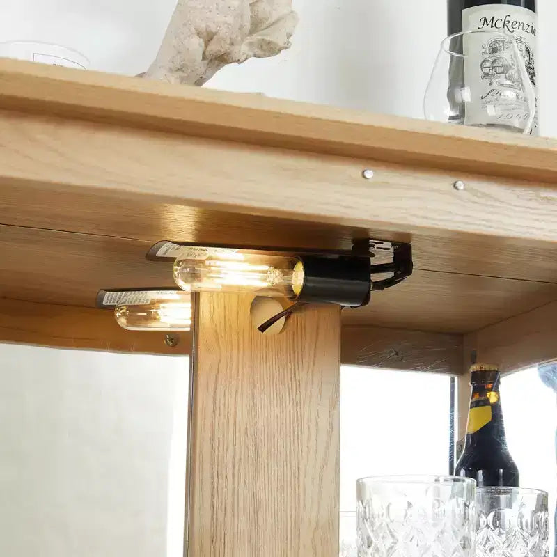 Meuble de Rangement AndMakers de 66 cm avec 1 Tiroir et 2 Portes Vitrées