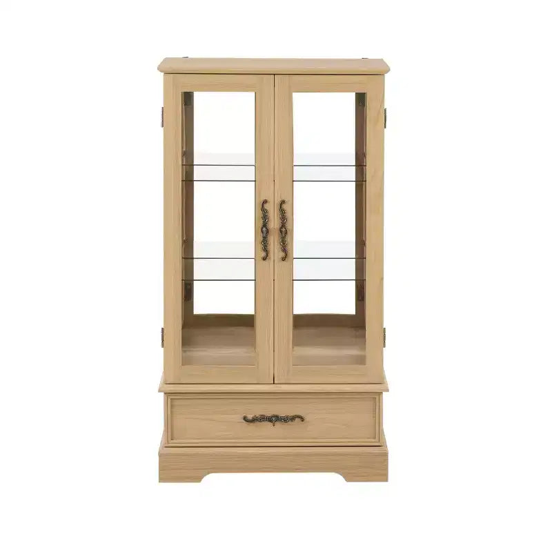 Meuble de Rangement AndMakers de 66 cm avec 1 Tiroir et 2 Portes Vitrées