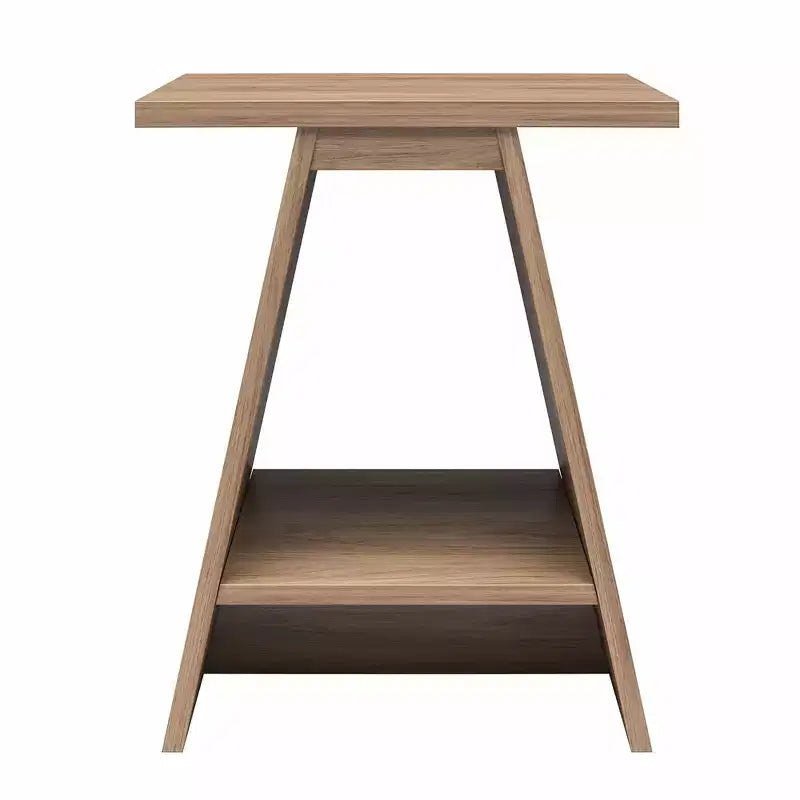Danton A-Frame End Tables, Set of 2, Walnut