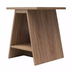Tables d'appoint Danton A-Frame, lot de 2, noyer