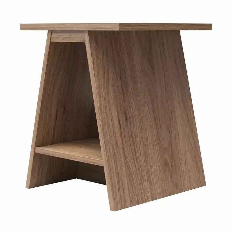 Tables d'appoint Danton A-Frame, lot de 2, noyer