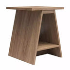 Tables d'appoint Danton A-Frame, lot de 2, noyer