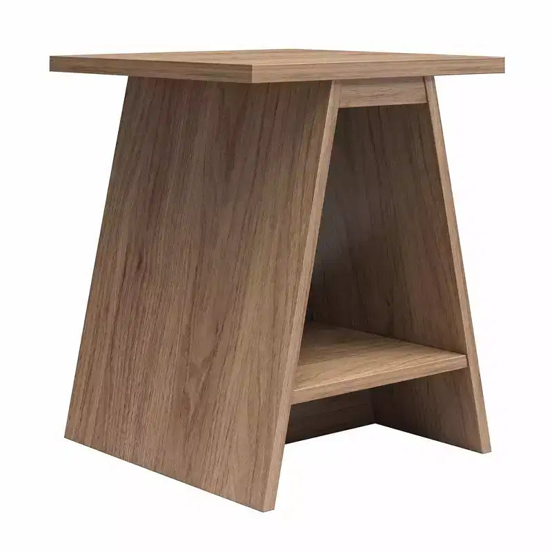 Tables d'appoint Danton A-Frame, lot de 2, noyer