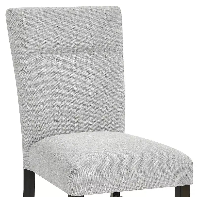 Chaises de salle à manger contemporaines rembourrées Roundhill Furniture Madison, lot de 2, grises