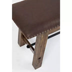 Banc Cannon Valley industriel vieilli 56 en bois vieilli
