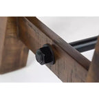 Banc Cannon Valley industriel vieilli 56 en bois vieilli