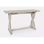 Jofran, Table d'appoint canapé Fairview en acacia à chevrons vieilli - Couleur grise