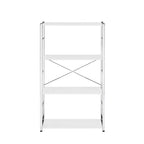 HomeRoots White Metal Four Tier Etagere Bookcase