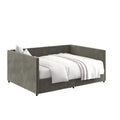 DHP Daybed with Storage, Full, Gray Velvet