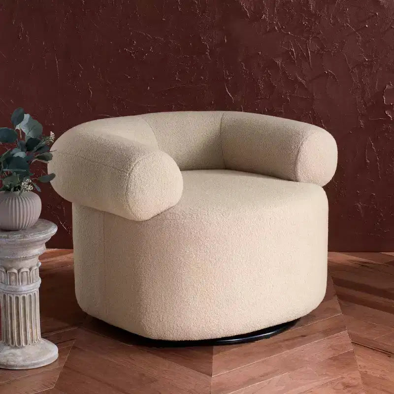 Fauteuil d'appoint pivotant Sadie - SFV5045 - Safavieh Couture