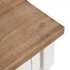 Console de rangement Kate and Laurel Rutledge, 40x14x33, Blanc