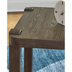 Signature Design by Ashley Breckington Table d'appoint rectangulaire avec étagère de rangement, marron foncé