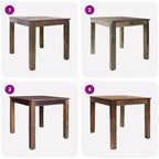 vidaXL Table de salle à manger Bois recyclé mélangé 82x80x76 cm
