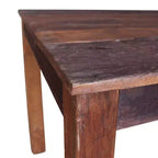 vidaXL Table de salle à manger Bois recyclé mélangé 82x80x76 cm