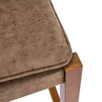 Tabourets de bar contemporains Christopher Knight Home Marc en hévéa et similicuir (lot de 2)