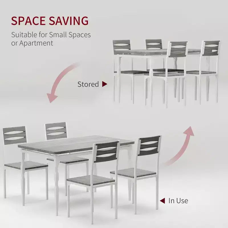 Ensemble table de salle à manger 5 pièces, ensemble table de cuisine de style industriel pour 4 personnes, table de salle à manger et chaises avec table rectangulaire et 4 chaises