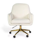 Chaise de bureau rembourrée Clara Martha Stewart
