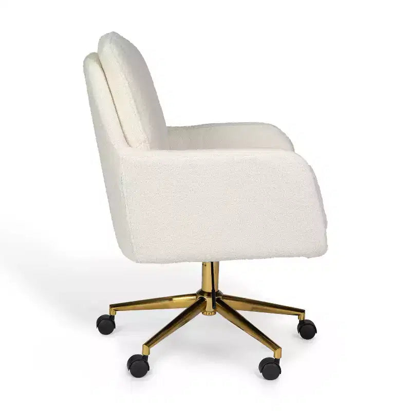 Chaise de bureau rembourrée Clara Martha Stewart
