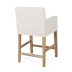 Tabouret de bar rembourré Tabouret de comptoir Chaise de salle à manger Tabouret de pub -ModernLuxe