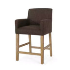 Tabouret de bar rembourré Tabouret de comptoir Chaise de salle à manger Tabouret de pub -ModernLuxe