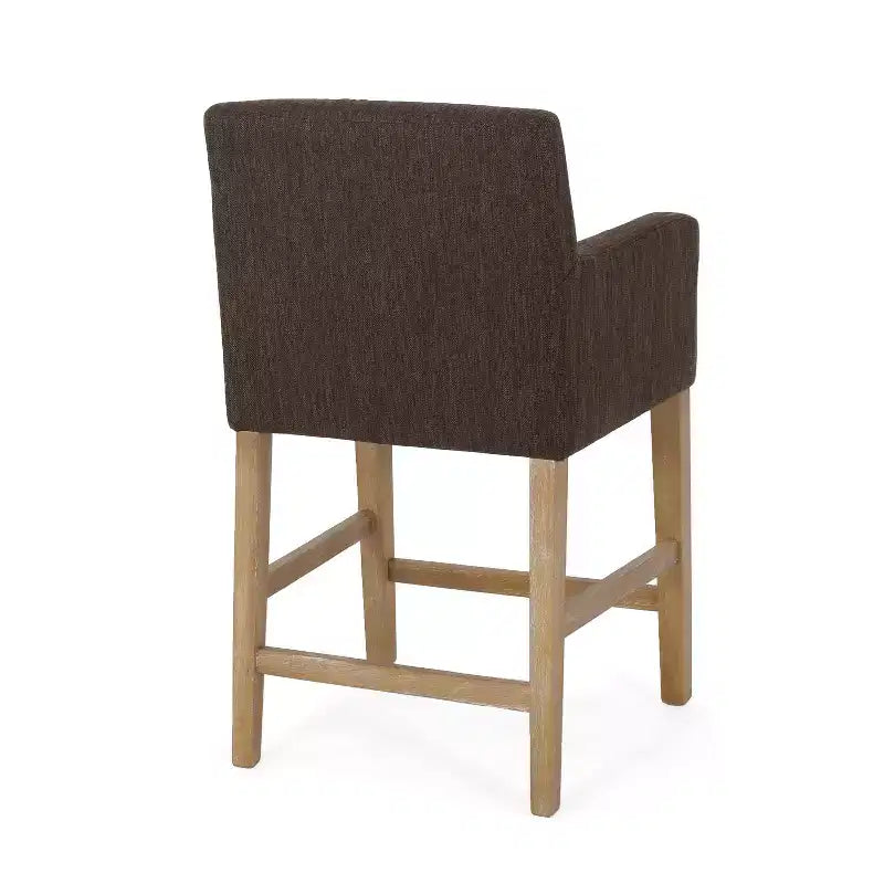 Tabouret de bar rembourré Tabouret de comptoir Chaise de salle à manger Tabouret de pub -ModernLuxe