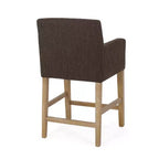 Tabouret de bar rembourré Tabouret de comptoir Chaise de salle à manger Tabouret de pub -ModernLuxe