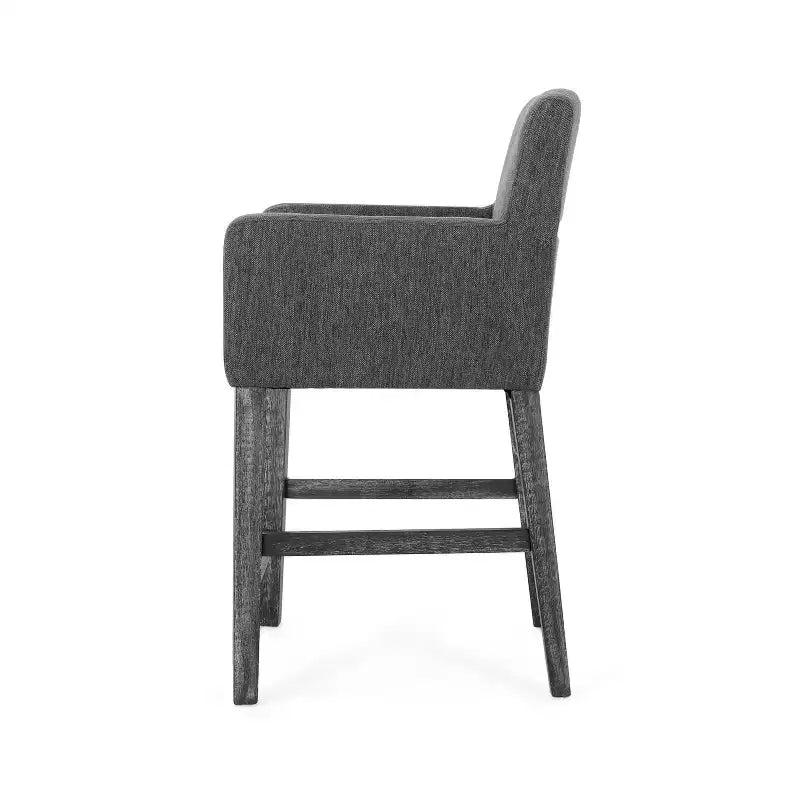 Tabouret de bar rembourré Tabouret de comptoir Chaise de salle à manger Tabouret de pub -ModernLuxe