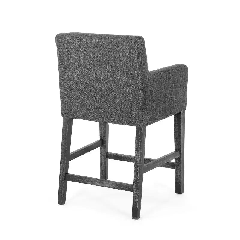 Tabouret de bar rembourré Tabouret de comptoir Chaise de salle à manger Tabouret de pub -ModernLuxe