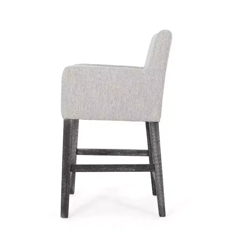 Tabouret de bar rembourré Tabouret de comptoir Chaise de salle à manger Tabouret de pub -ModernLuxe