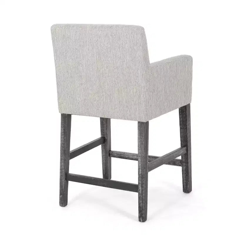 Tabouret de bar rembourré Tabouret de comptoir Chaise de salle à manger Tabouret de pub -ModernLuxe