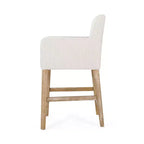 Tabouret de bar rembourré Tabouret de comptoir Chaise de salle à manger Tabouret de pub -ModernLuxe