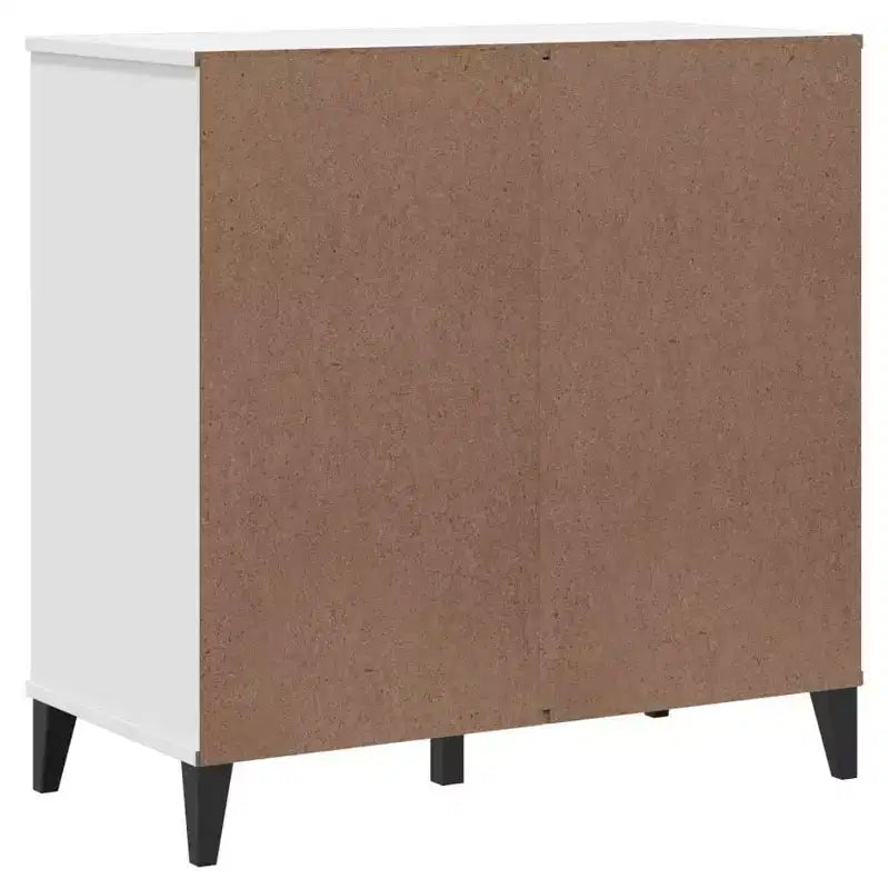 vidaXL Buffet Armoire de rangement Meuble de salon Pin massif, avec 2 tiroirs