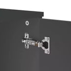 vidaXL Buffet Armoire de rangement Meuble de salon Pin massif, avec 2 tiroirs