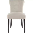 Chaise de salle à manger Sinclair 21 H avec garniture cloutée (Lot de 2) - MCR4704 - Safavieh Couture