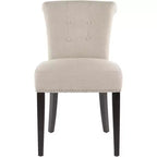 Chaise de salle à manger Sinclair 21 H avec garniture cloutée (Lot de 2) - MCR4704 - Safavieh Couture