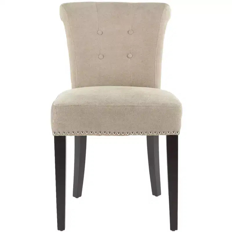 Chaise de salle à manger Sinclair 21 H avec garniture cloutée (Lot de 2) - MCR4704 - Safavieh Couture