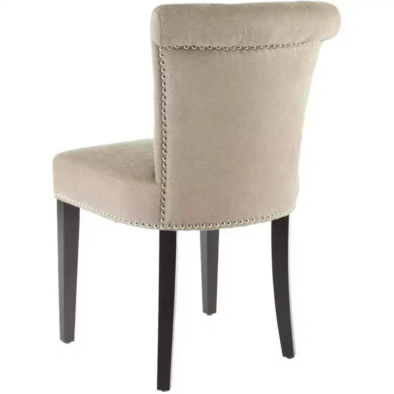 Chaise de salle à manger Sinclair 21 H avec garniture cloutée (Lot de 2) - MCR4704 - Safavieh Couture