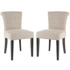 Chaise de salle à manger Sinclair 21 H avec garniture cloutée (Lot de 2) - MCR4704 - Safavieh Couture