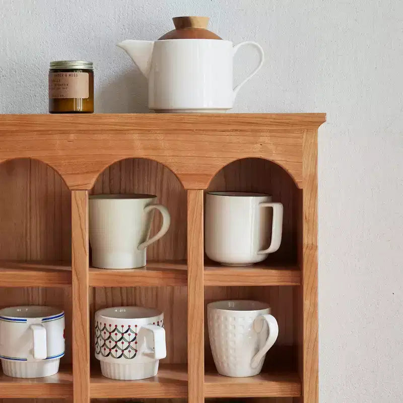 Christopher Knight Home Raglan Casier de Rangement pour Tasses en Bois Massif 22H x 24W
