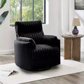 Fauteuil inclinable manuel en velours côtelé à grosses côtes Bocaton de Roundhill Furniture