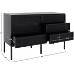 Commode 6 tiroirs en rotin Zadie - DRS5003 - Safavieh