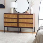 Commode 6 tiroirs en rotin Zadie - DRS5003 - Safavieh